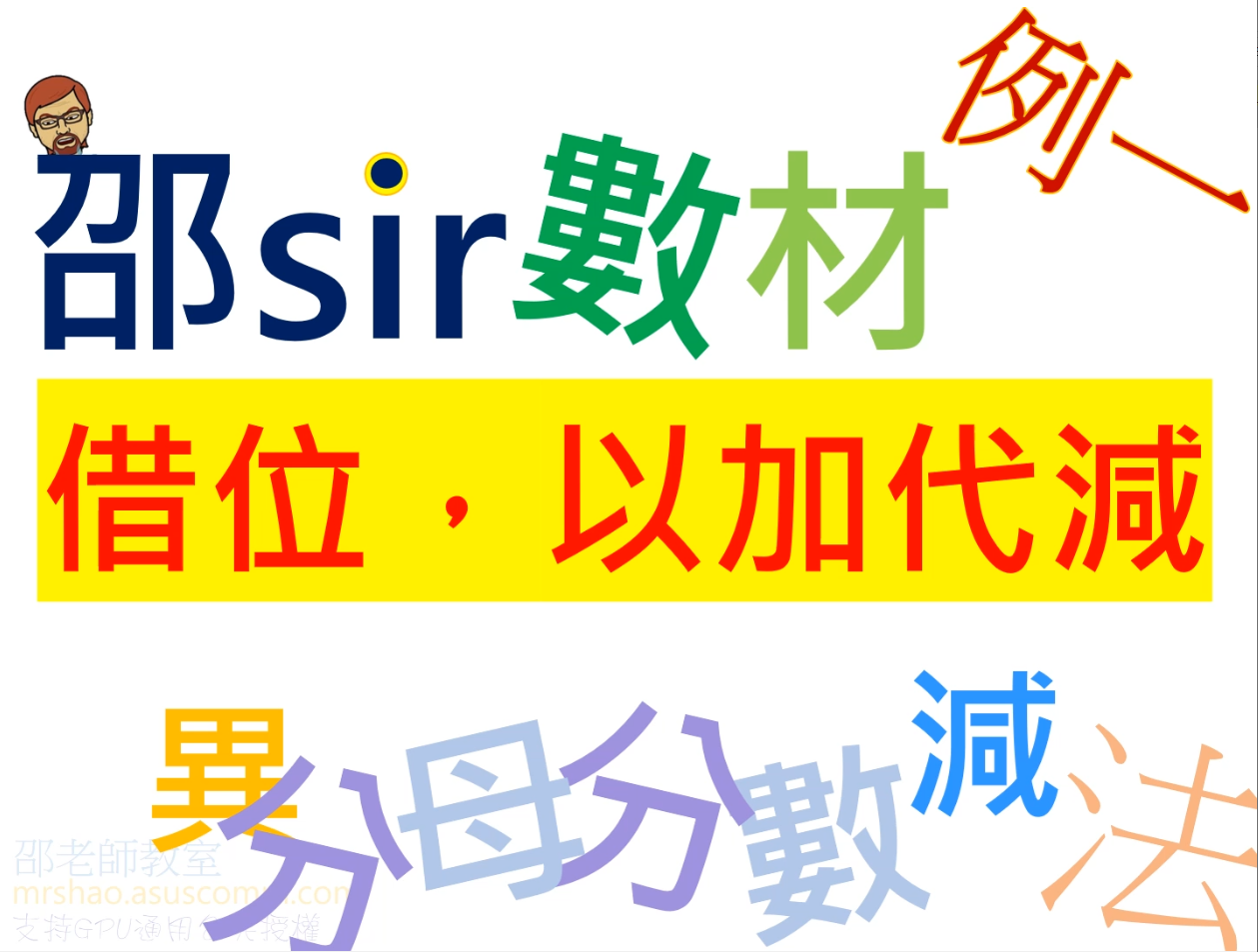 分數減法：第四招A